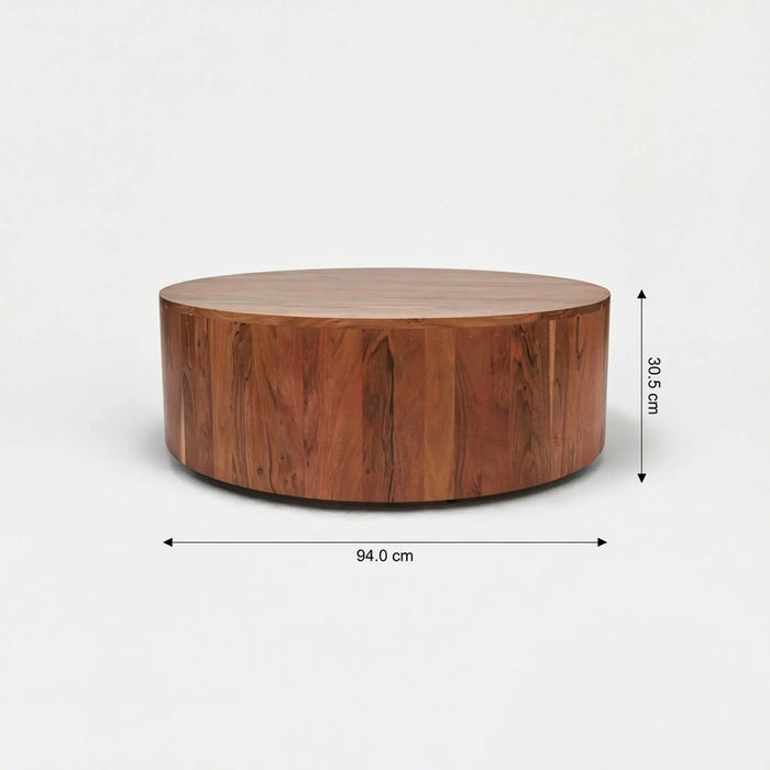 Logan Wooden Coffee Table - Natural