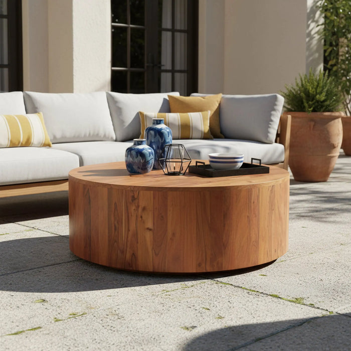 Logan Wooden Coffee Table - Natural