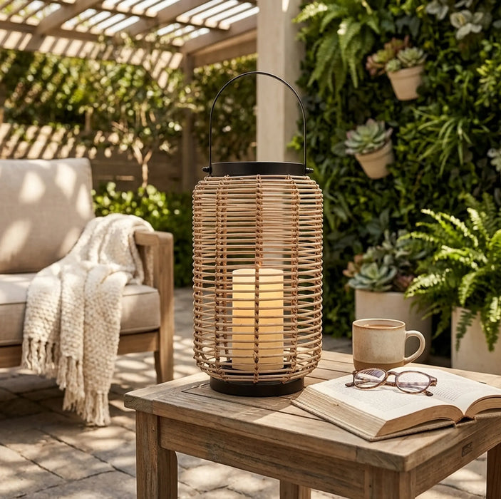 Lumino Decorative Lantern, Large - Natural