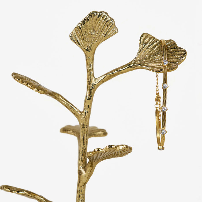 Lush Metal Tree Jewellery Organiser - Gold