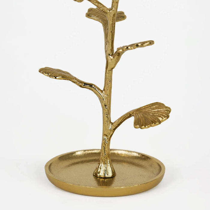 Lush Metal Tree Jewellery Organiser - Gold