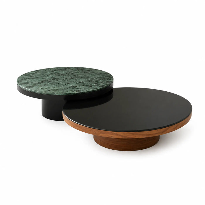 Mayo & Miyo Table Set - Glass, Green Marble