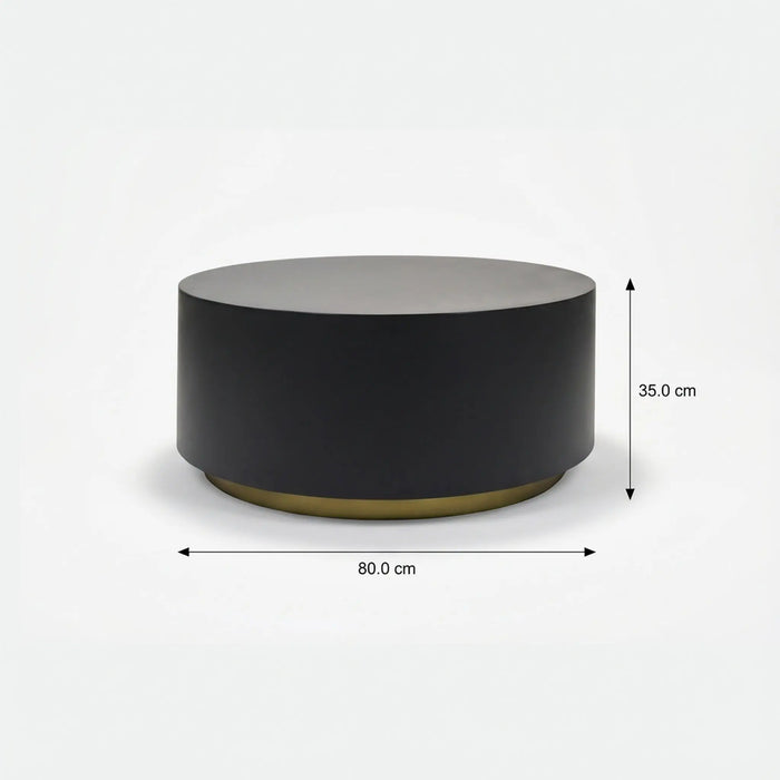Milo Metal Coffee Table, Black