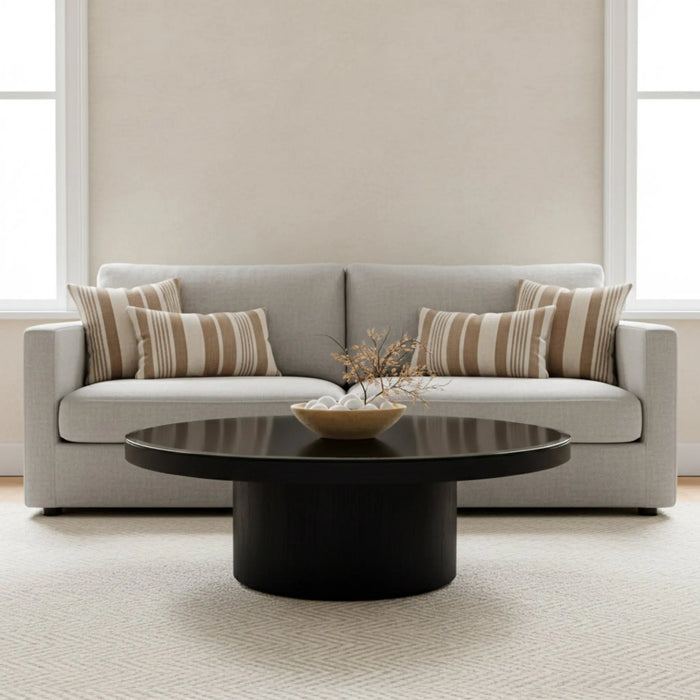 Miyo Black Glass Coffee Table