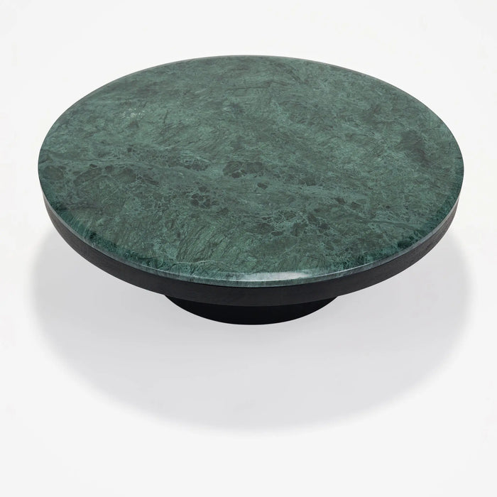 Miyo Coffee Table With Marble Top - Green & Black