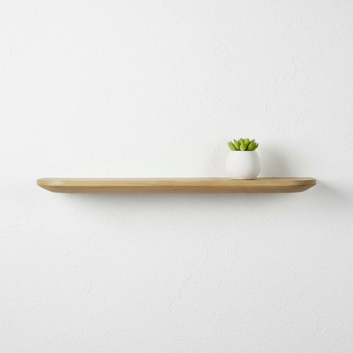 Naza Wooden Wall Shelf, Set Of 2 - White Washed