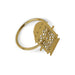 Noor 3 Piece Lantern Napkin Ring - Gold Homelves