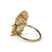 Noor 3 Piece Lantern Napkin Ring - Gold Homelves