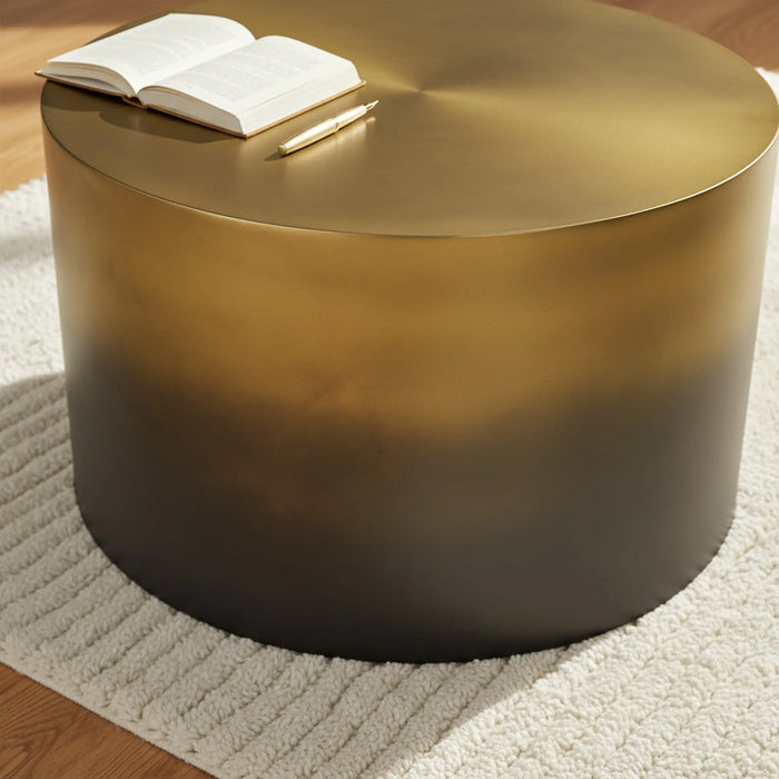 Ombre Metal Coffee Table, Gold