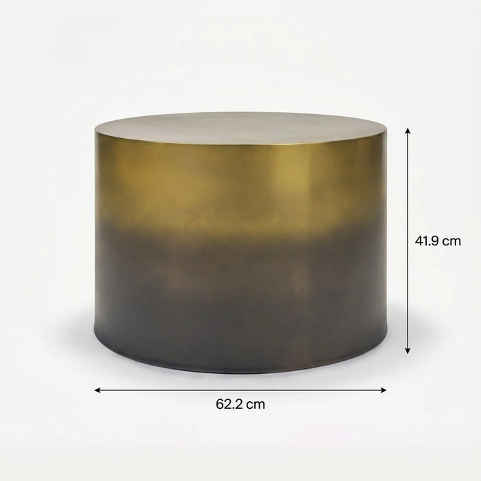 Ombre Metal Coffee Table, Gold