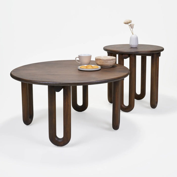 Ora Table Set - Walnut