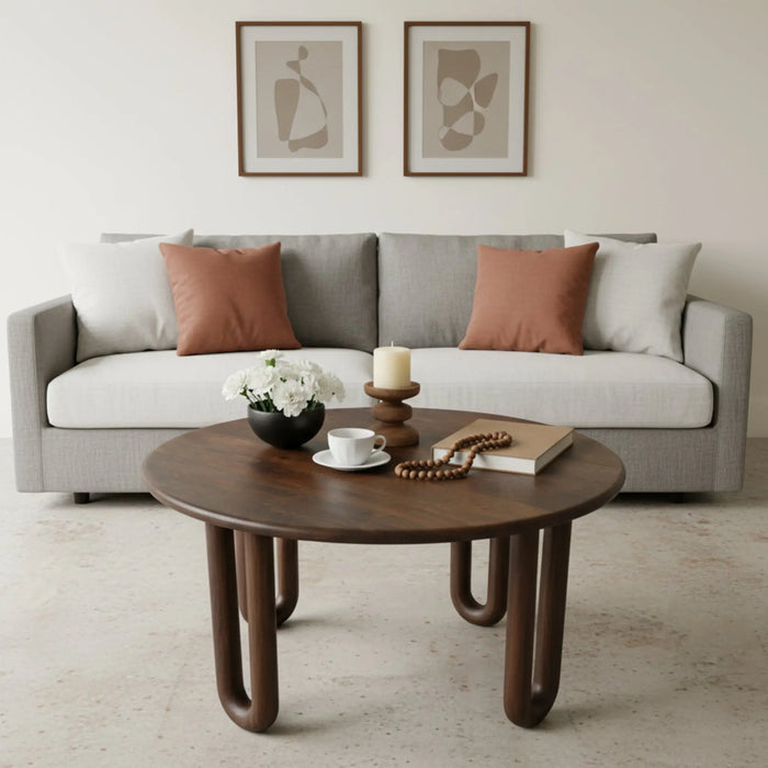Ora Wooden Coffee Table - Walnut