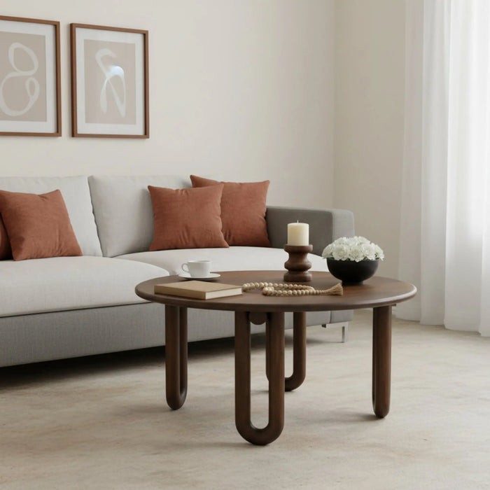 Ora Wooden Coffee Table - Walnut