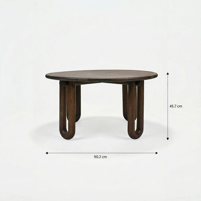 Ora Wooden Coffee Table - Walnut