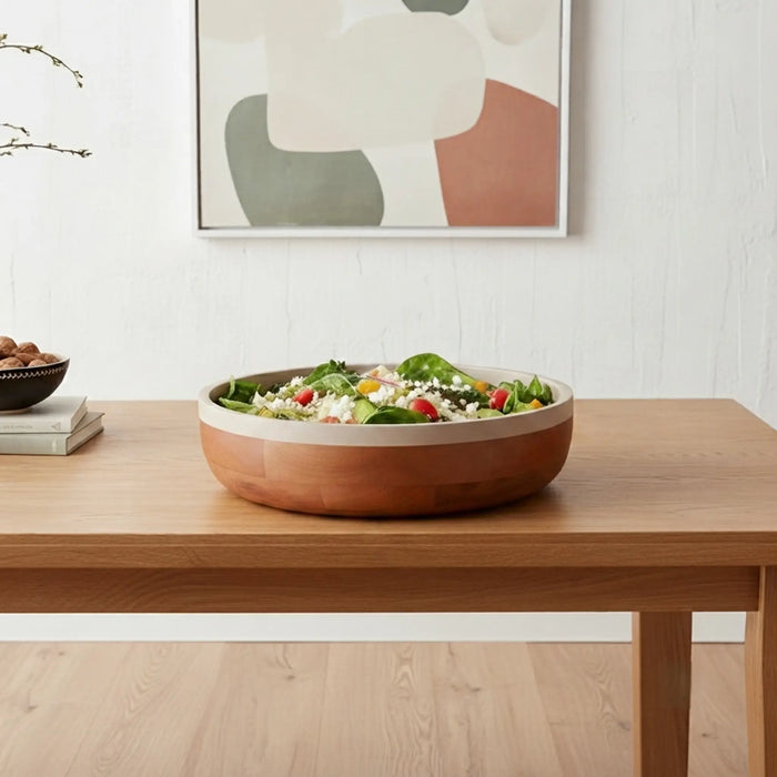 Orbis Wooden Serving Bowl, Large - Natural