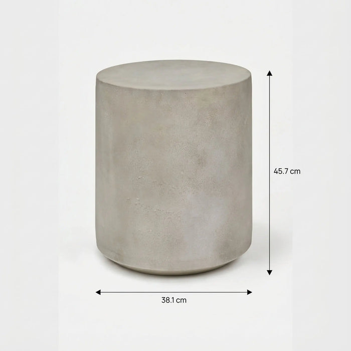 Oslo Metal Side Table - White