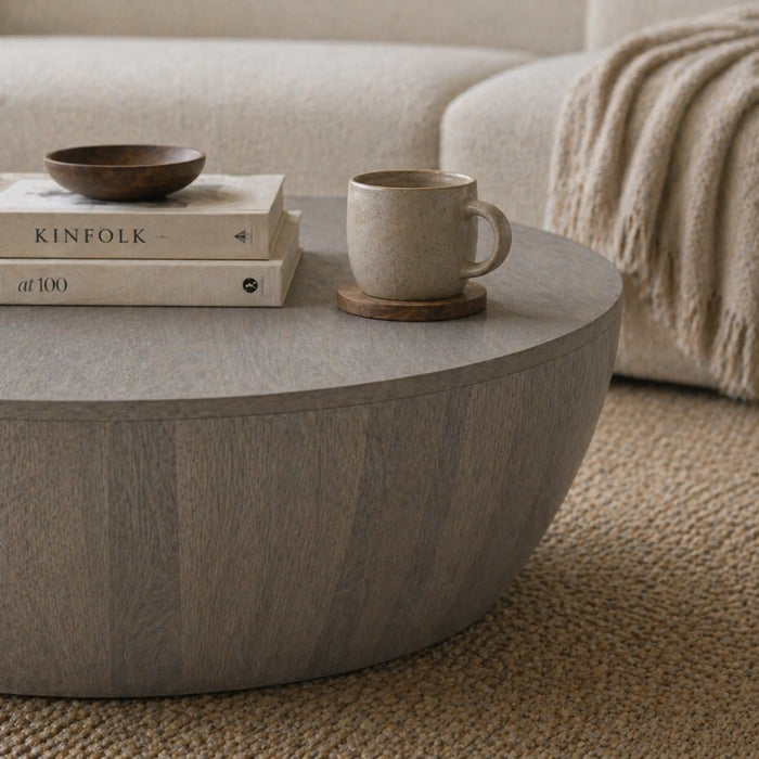 Owen Coffee & Side Table Set - Graywash Walnut