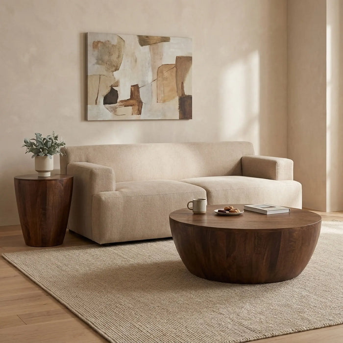 Owen Coffee & Side Table Set - Walnut
