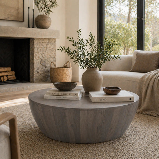Owen Coffee Table - Graywash Walnut Homelves