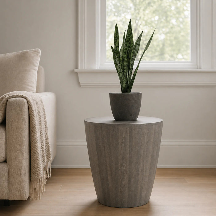 Owen Side Table - Graywash Walnut