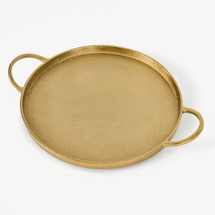 Piatto Metal Tray, Gold