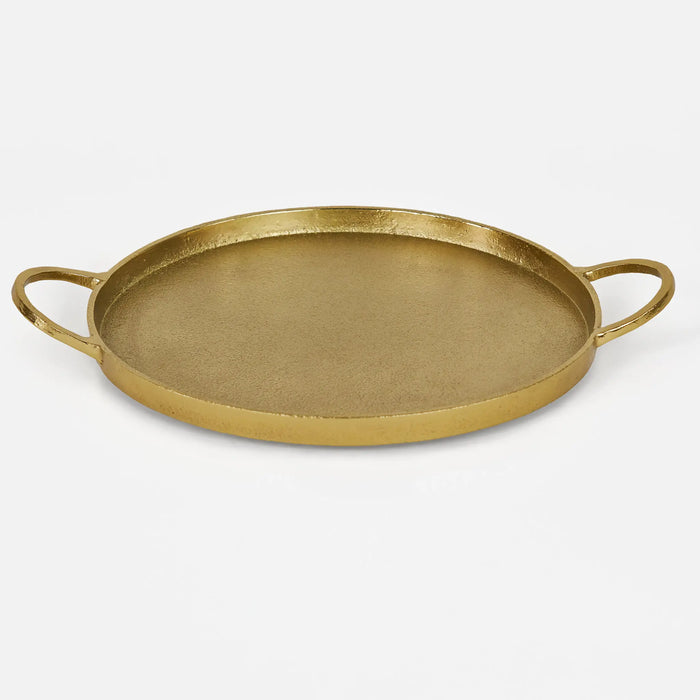 Piatto Metal Tray, Gold