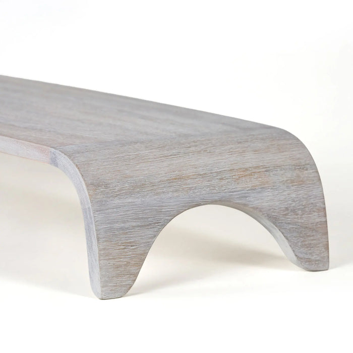 Revo Wooden Laptop Stand - Whitewash