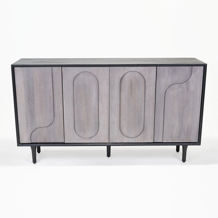 Roy Sideboard - Grey & Black