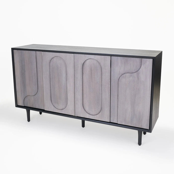 Roy Sideboard - Grey & Black