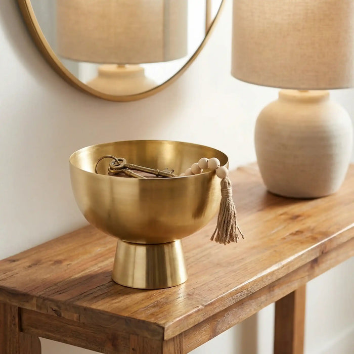 Rue Metal Decorative Bowl