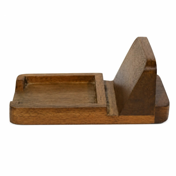Runa Wooden Mobile Stand, Brown