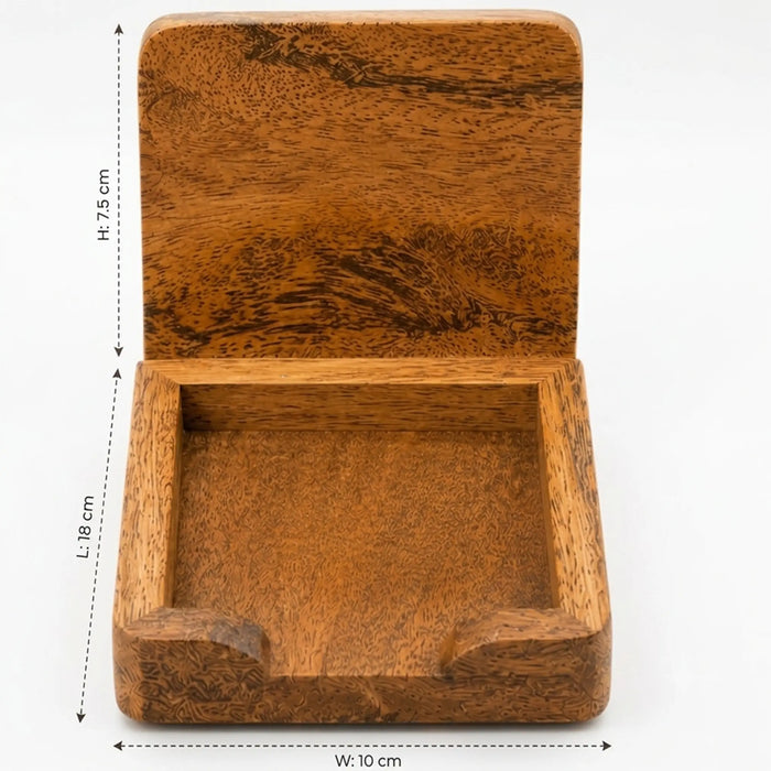 Runa Wooden Mobile Stand, Brown