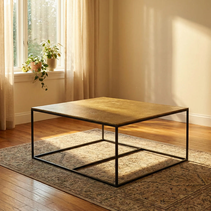 Serra Coffee Table - Black & Gold