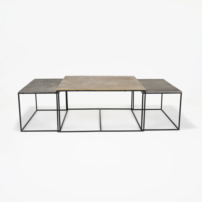Serra Nesting Coffee Table, Set of 3 - Black