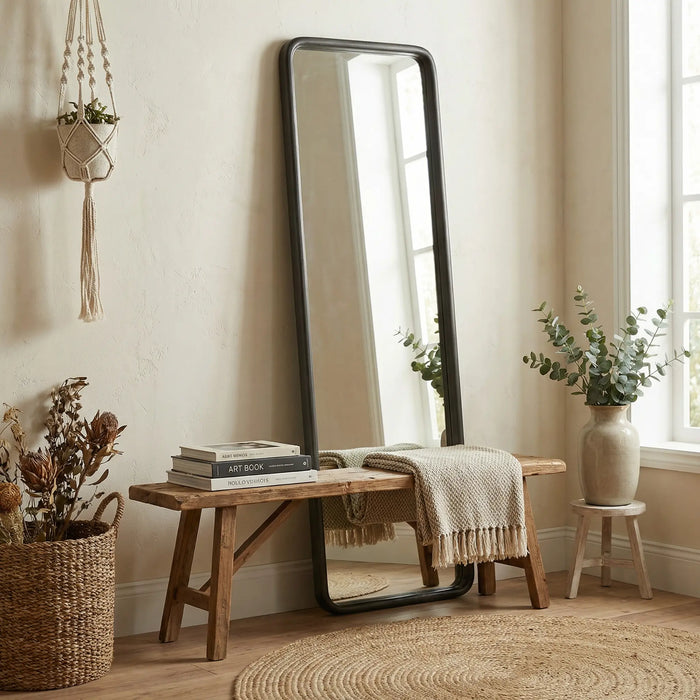 Silo Floor Mirror - Black