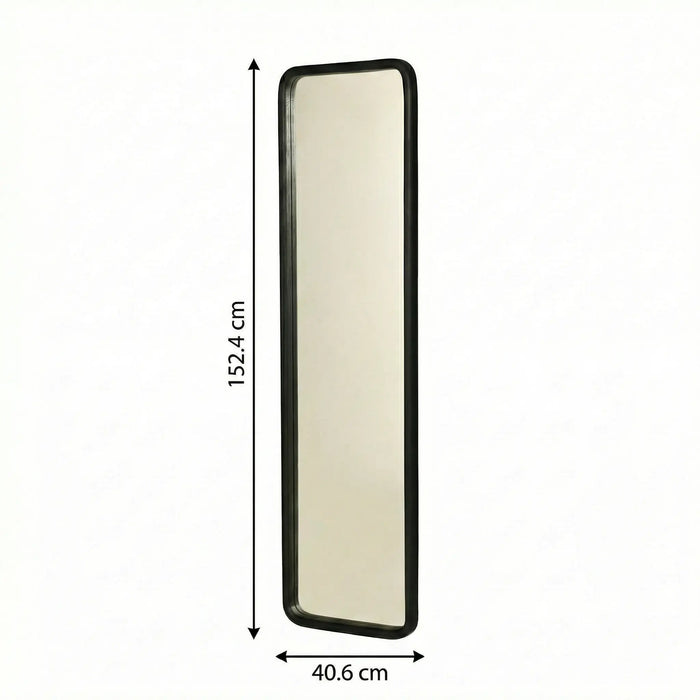 Silo Floor Mirror - Black