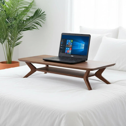Stride Wooden Laptop Stand - Brown Homelves