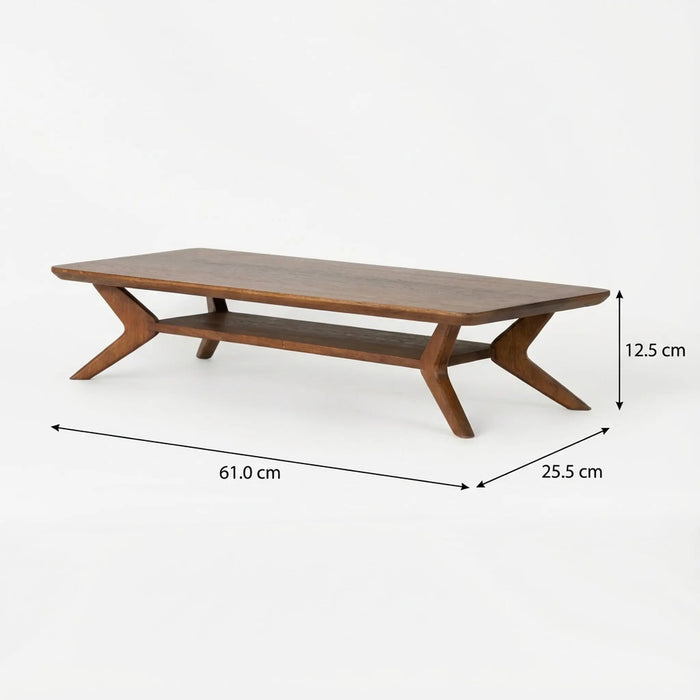 Stride Wooden Laptop Stand - Brown