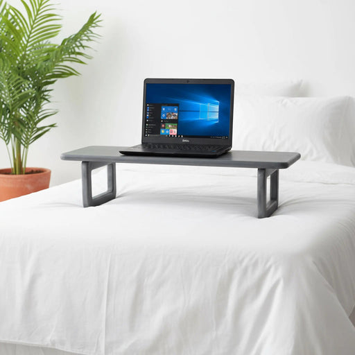 Tatum Wooden Laptop Stand - Grey Homelves