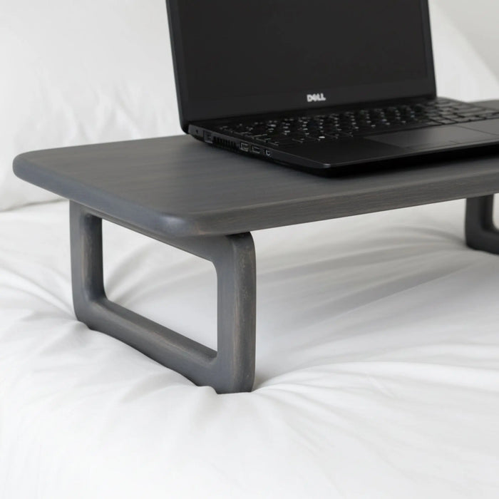 Tatum Wooden Laptop Stand - Grey