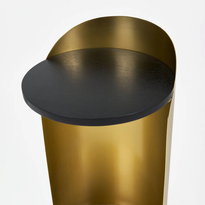 Tia Bedside Table, Set of 2 - Gold