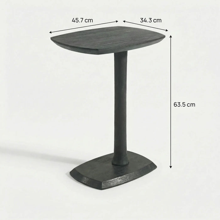 Tilly Wooden Side Table - Black