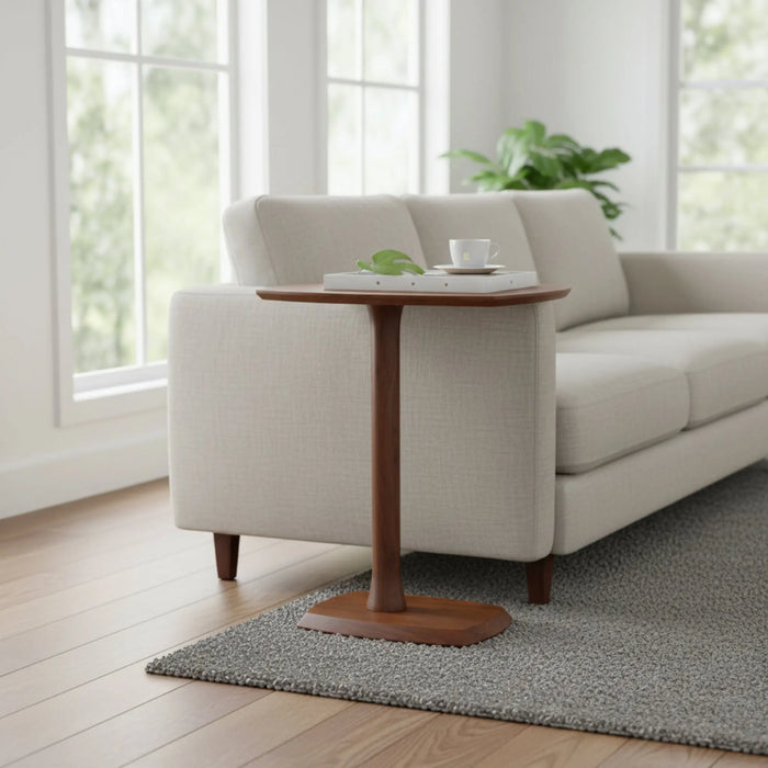 Tilly Wooden Side Table - Walnut
