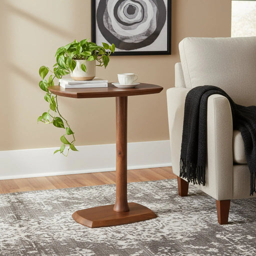 Tilly Wooden Side Table - Walnut Homelves