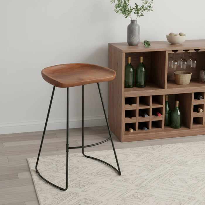 Toby Bar Stool - Walnut