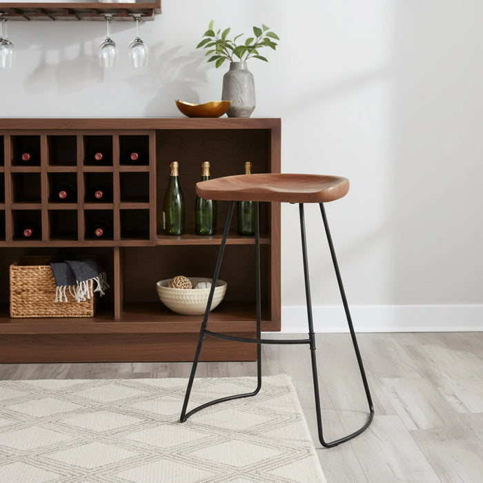 Toby Bar Stool - Walnut