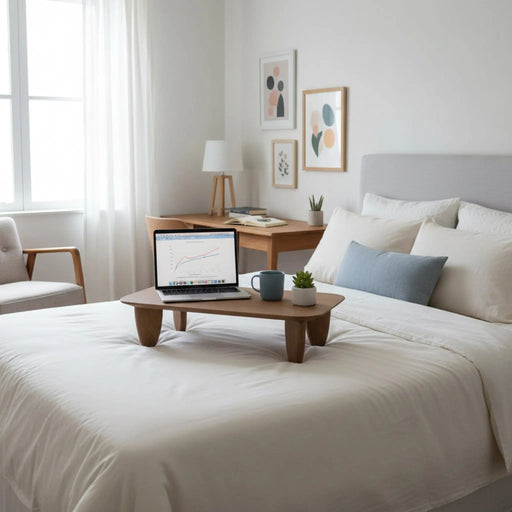 Tova Wooden Laptop Stand - Natural Homelves