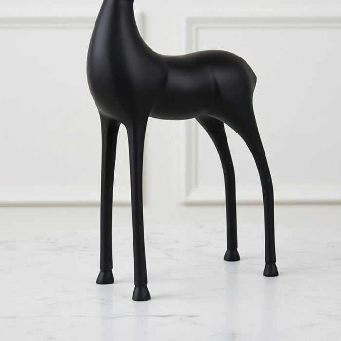 Vixen Metal Decorative Accent Reindeer Set - Black