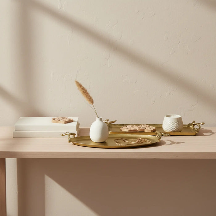 Ziah Metal Tray, Set of 2
