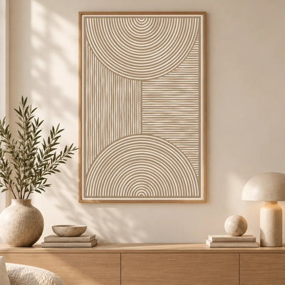 Infinite Flow — Art print-1 - Black / 60 x 90 cm